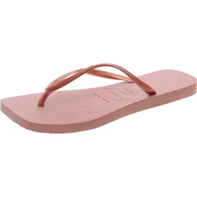 Havaianas Womens Square Toe Thong Flip-flops