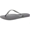 HAVAIANAS WOMENS TEXTURED SLIDE THONG SANDALS