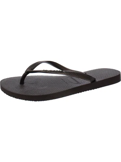 Havaianas Womens Thong Flat Flip-flops In Multi