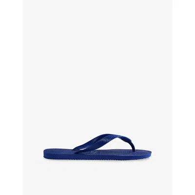 Havaianas Womens Top Rubber Flip Flops Marine Blue