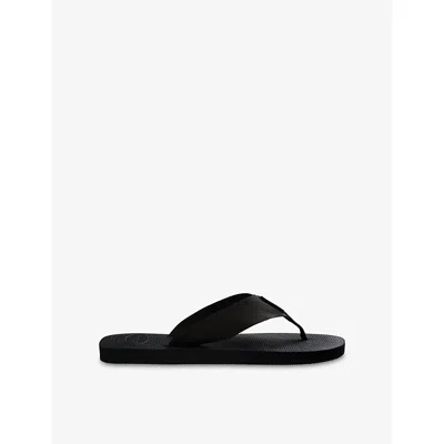 Havaianas Womens Urban Rubber Flip-flops Black