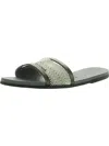 Havaianas Womens Woven Flats Flatform Sandals In Silver