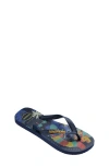 Havaianas X Disney Kids' Classics Flip Flop In Blue