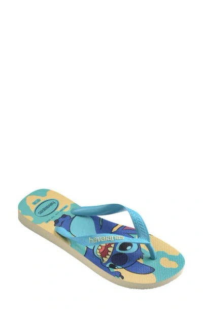 Havaianas X Disney Top Stitch Flip Flop In Blue