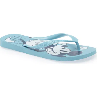 Havaianas X Disney Tranquility Flip Flop In Tranquility Blue