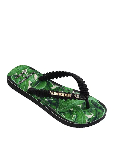 Havaianas X Dolce & Gabbana Women's Floral Flip Flop Sandals
