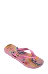Havaianas X Farm Rio Flip Flop In Pink Lemonade
