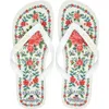 Havaianas X Farm Rio Flower Tapestry Flip Flops White In White