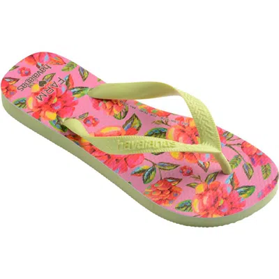 Havaianas X Farm Rio Neon Floral Flip Flop