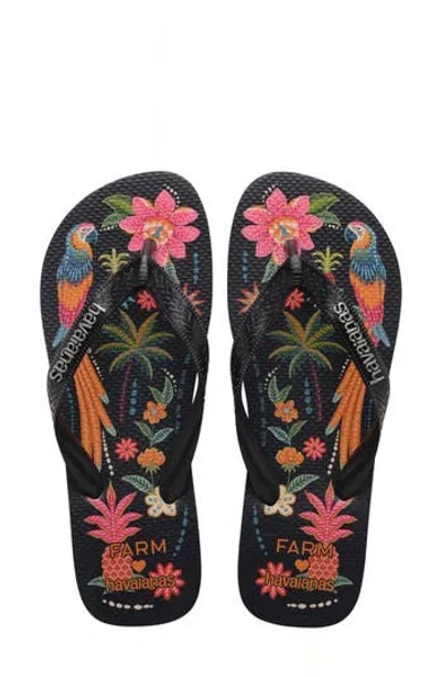 Havaianas X Farm Rio Print Footbed Flip Flop