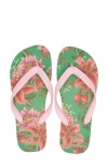 Havaianas X Farm Rio Summer Fruit Flip Flop In Green