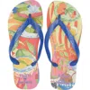 Havaianas X Farm Rio Summer Picnic Flip Flop In Marine Blue
