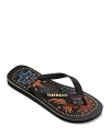 Shop Havaianas X Farm Rio Women's Flip Flops In Black