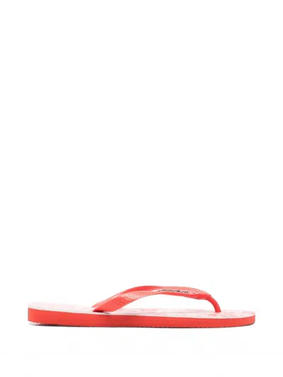 Havaianas X Kidsuper Top Camo Flip-flops In Red