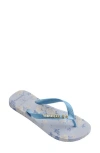 Havaianas X Loveshackfancy Top Everblooming Rosettes Flip Flop In Beige