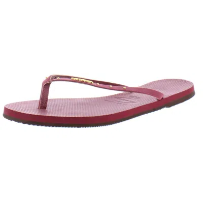 Havaianas You Maxi Womens Thong Flat Flip-flops In Multi