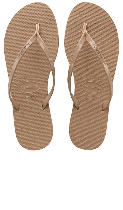 Havaianas You Metallic Slim Summer Bliss Flip Flop