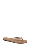 Havaianas You Spikes Flip Flop In Rose Gold