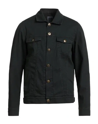 Havana & Co. Man Jacket Dark Green Size 38 Cotton, Polyester, Elastane