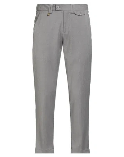Havana & Co. Man Pants Grey Size 34 Polyester, Viscose, Elastane In Gray
