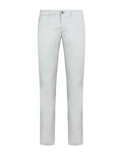 Havana & Co. Man Pants Light Grey Size 30 Cotton, Elastane In Red