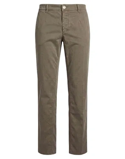 Havana & Co. Man Pants Military Green Size 42 Cotton, Elastane