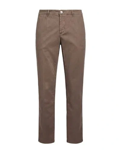 Havana & Co. Man Pants Taupe Size 42 Cotton, Elastane In Brown
