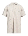 Havana & Co. Man Polo Shirt Beige Size M Cotton, Polyester In Beige