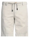 Havana & Co. Man Shorts & Bermuda Shorts Sand Size 34 Cotton, Linen, Elastane In Beige