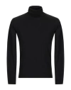 Havana & Co. Man Turtleneck Black Size S Merino Wool, Acrylic