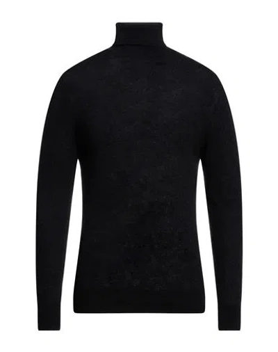 Havana & Co. Man Turtleneck Midnight Blue Size Xxl Acrylic, Mohair Wool, Wool, Elastane