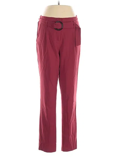 Pre-owned Have Casual Pants In Burgundy