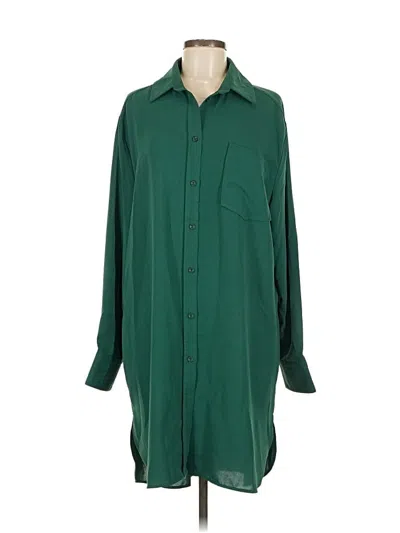 Pre-owned Have Long Sleeve Blouse In Green