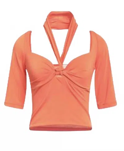 Have One Women's Halter-neck Top In Orange