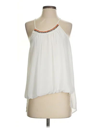 Pre-owned Have Sleeveless Blouse In White