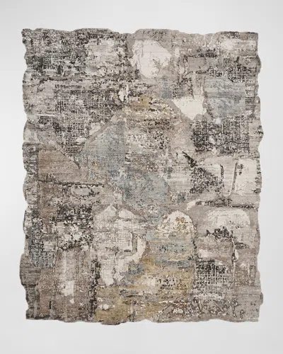 Haven & Loom Abstract Hand-knotted Rug, 6' X 9'