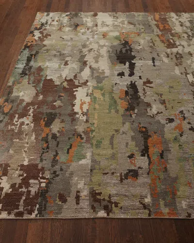 Haven & Loom Aiden Hand-knotted Rug, 3' X 10' In Green