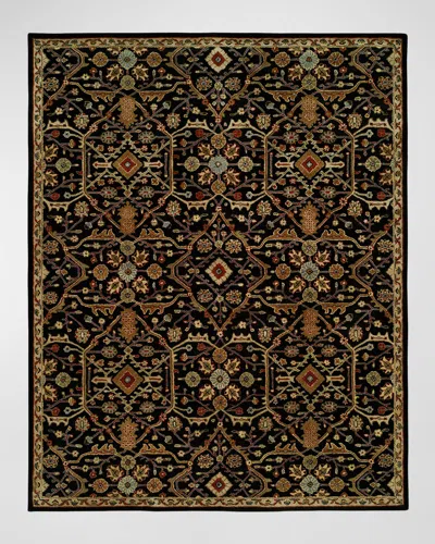 Haven & Loom Atticus Hand-knotted Area Rug In Black