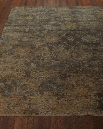 Haven & Loom Avani Hand-knotted Rug, 3' X 10' In Brown