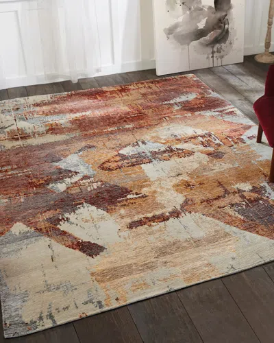 Haven & Loom Birdsong Hand-knotted Rug, 4' X 6'