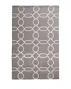 Haven & Loom Gray Links Rug, 4' X 6'