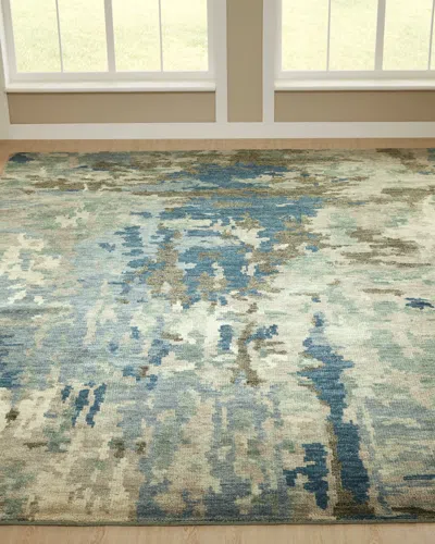 Haven & Loom Lambeth Hand-knotted Rug, 4' X 6' In Blue