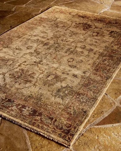 Haven & Loom Latte Rust Oushak Rug, 3' X 5' In Multi