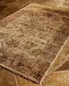 HAVEN & LOOM LATTE RUST OUSHAK RUG, 8' ROUND