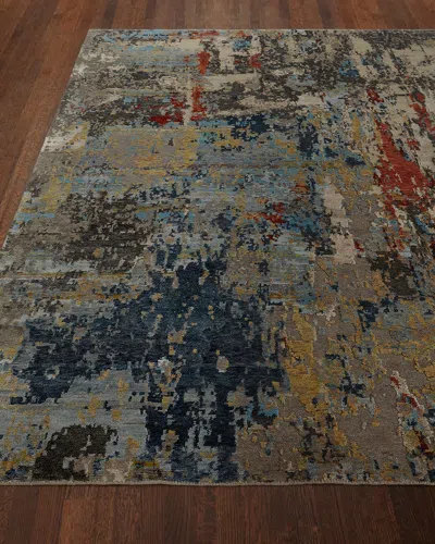Haven & Loom Layla Tibetan Weave Knotted Rug, 6' X 9'