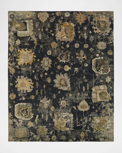 Haven & Loom Maeve Hand-knotted Rug, 6' X 9' In Black