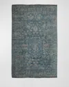 Haven & Loom Magnolia Hand-knotted Rug, 4' X 6' In Blue