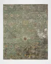 Haven & Loom Martyn Hand-knotted Rug, 4' X 6' In Green