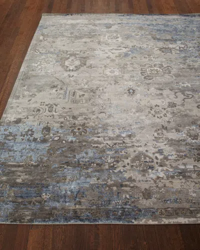Haven & Loom Mayley Vintage Hand-knotted Rug, 9' X 12' In Blue