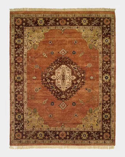 Haven & Loom Medallion Hand-knotted Rug 10' X 14'